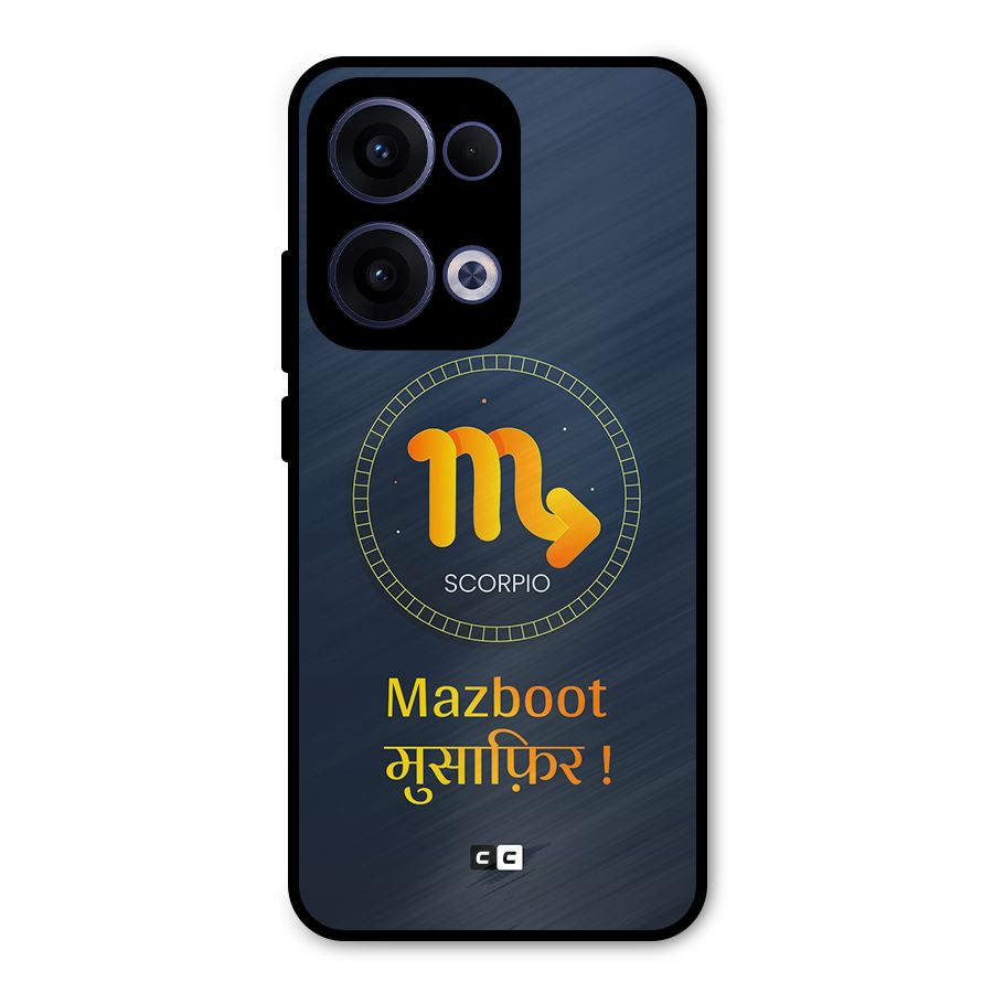 Brave Scorpio Metal Back Case for Oppo Reno13