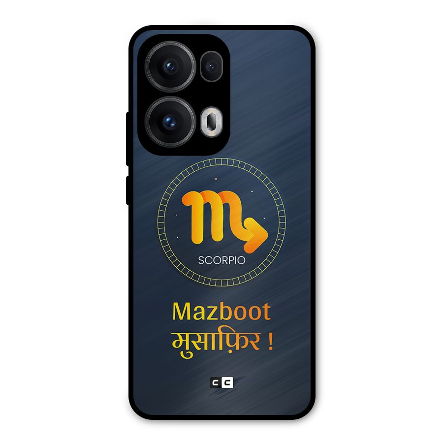 Brave Scorpio Metal Back Case for Oppo Reno13 Pro