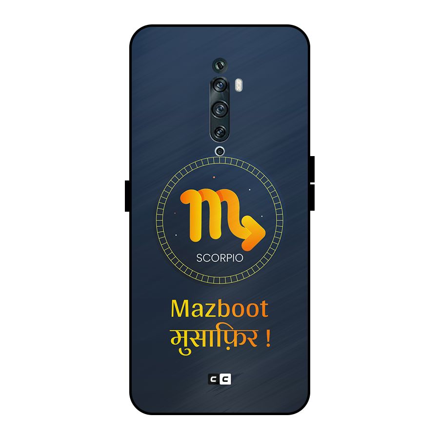 Brave Scorpio Metal Back Case for Oppo Reno2 F