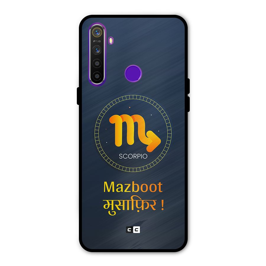 Brave Scorpio Metal Back Case for Realme 5i