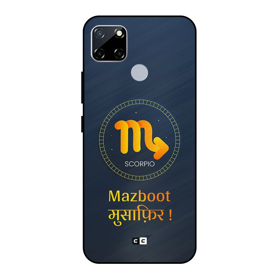 Brave Scorpio Metal Back Case for Realme Narzo 30A