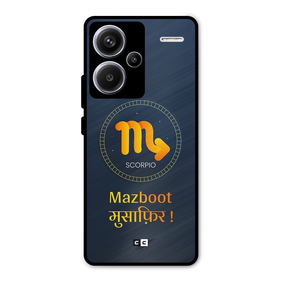 Brave Scorpio Metal Back Case for Redmi Note 13 Pro Plus