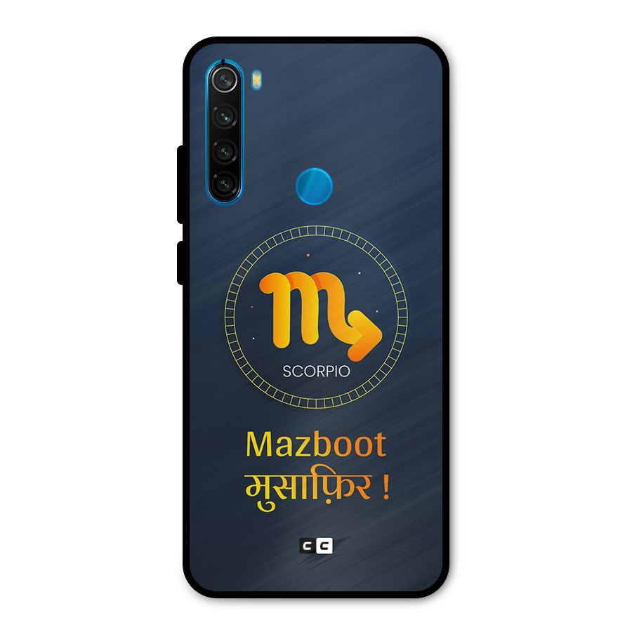 Brave Scorpio Metal Back Case for Redmi Note 8