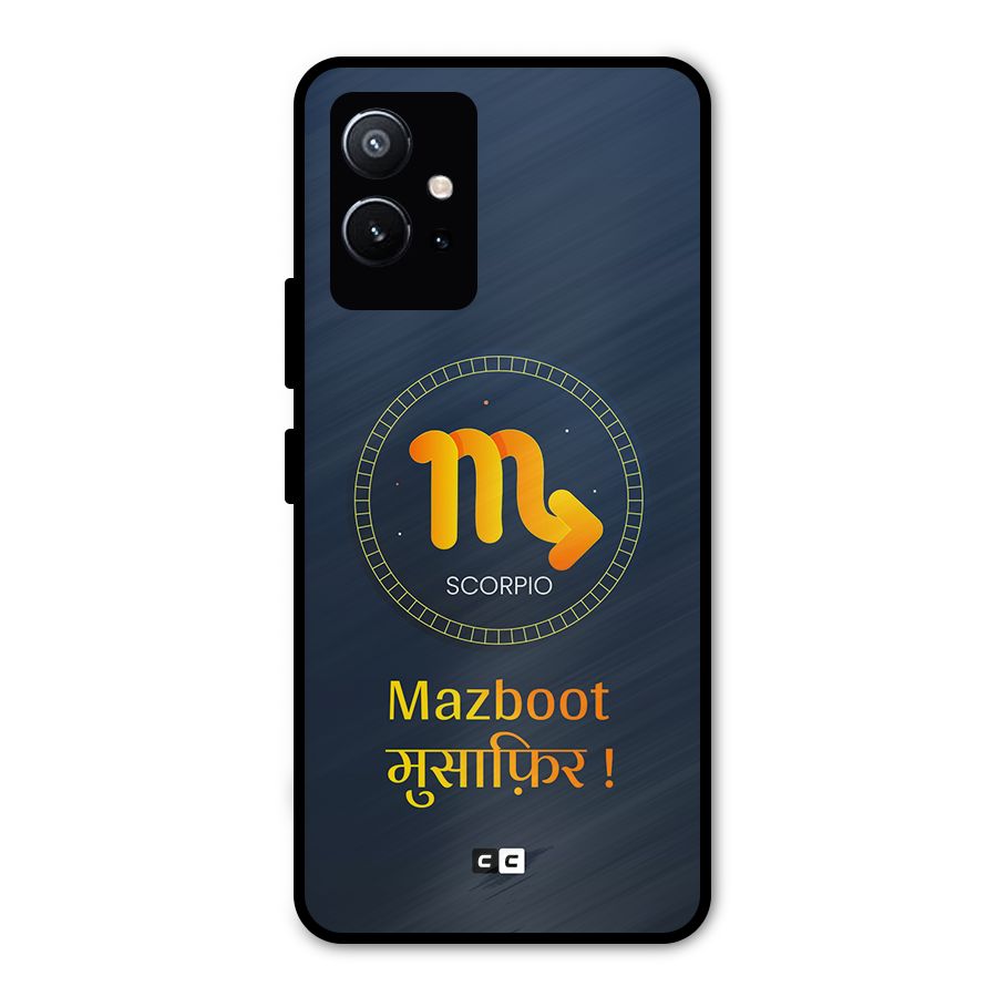 Brave Scorpio Metal Back Case for Vivo T1 5G