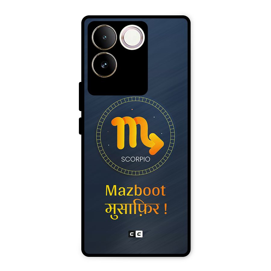 Brave Scorpio Metal Back Case for Vivo T2 Pro