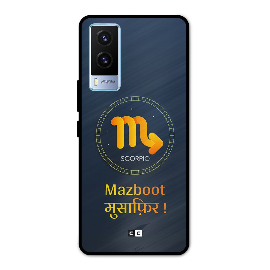Brave Scorpio Metal Back Case for Vivo V21e 5G