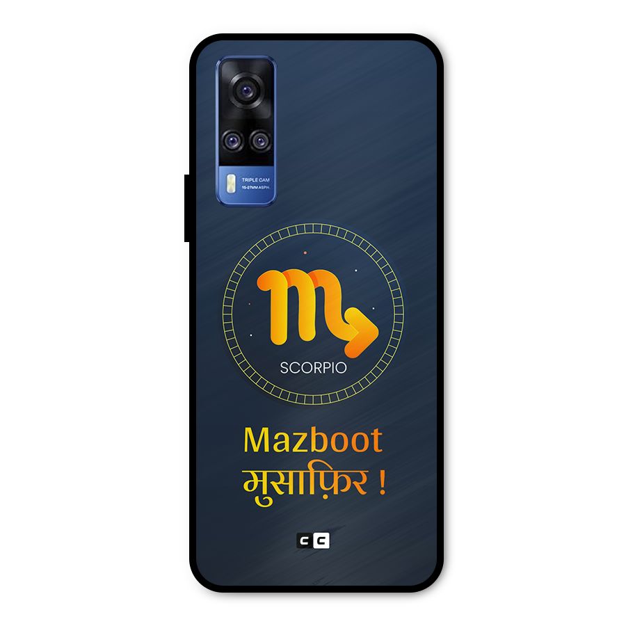 Brave Scorpio Metal Back Case for Vivo Y31