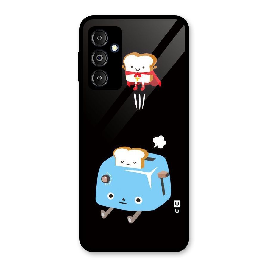 Bread Toast Glass Back Case for Galaxy M14 5G