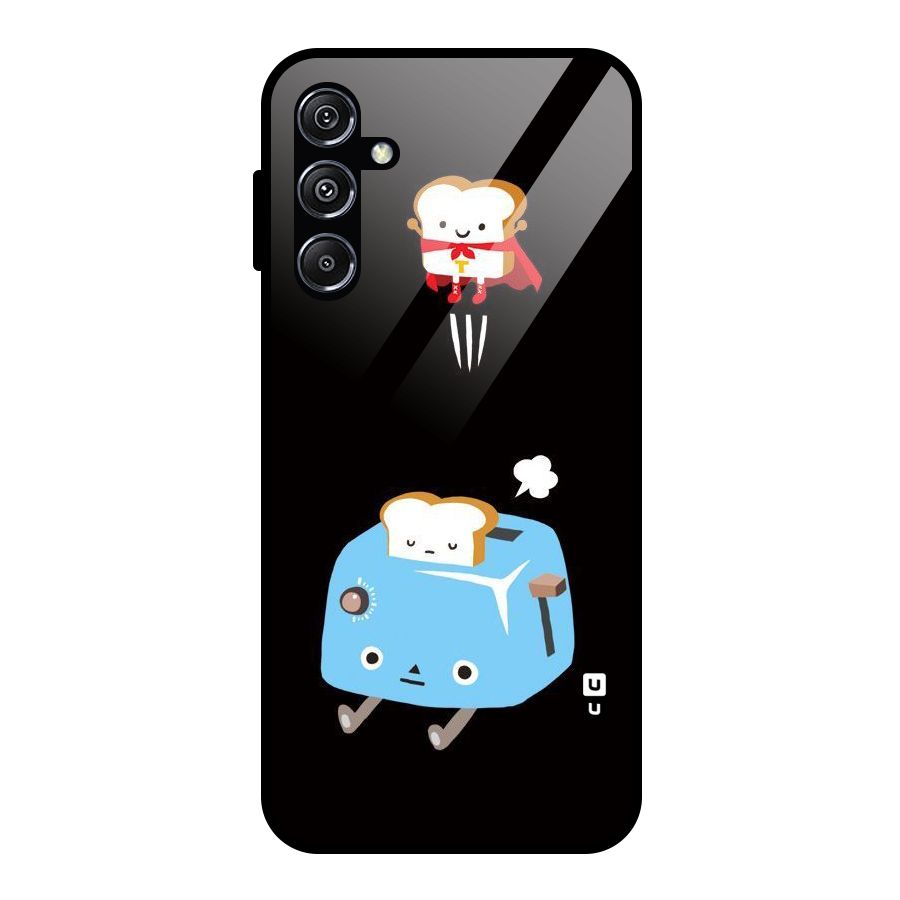 Bread Toast Glass Back Case for Galaxy M34 5G