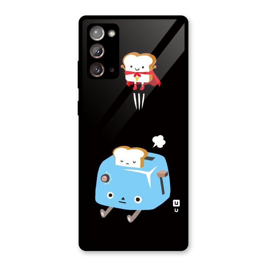 Bread Toast Glass Back Case for Galaxy Note 20