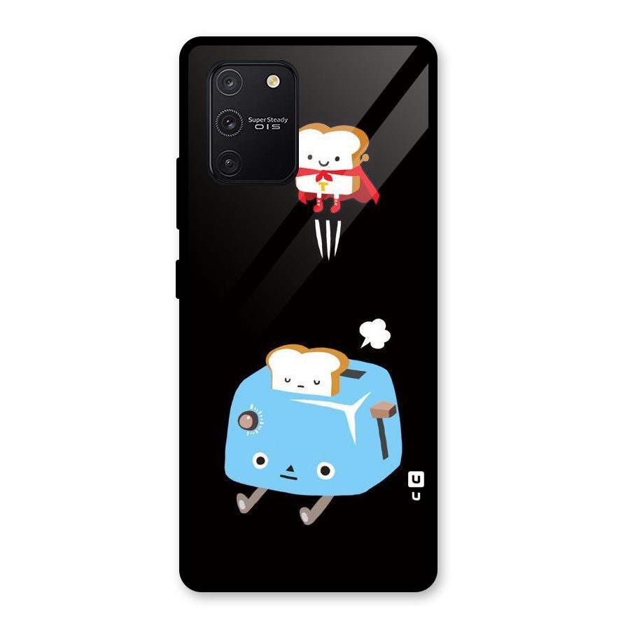 Bread Toast Glass Back Case for Galaxy S10 Lite