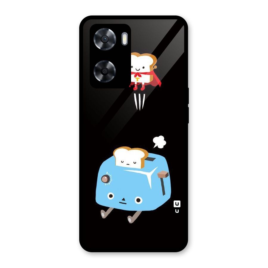 Bread Toast Glass Back Case for OnePlus Nord N20 SE