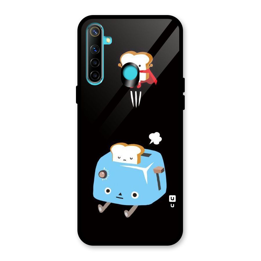 Bread Toast Glass Back Case for Realme 5