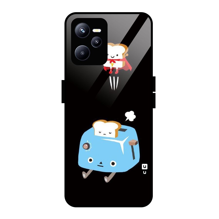 Bread Toast Glass Back Case for Realme C35