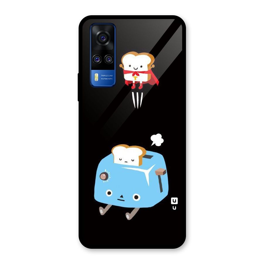 Bread Toast Glass Back Case for Vivo Y31