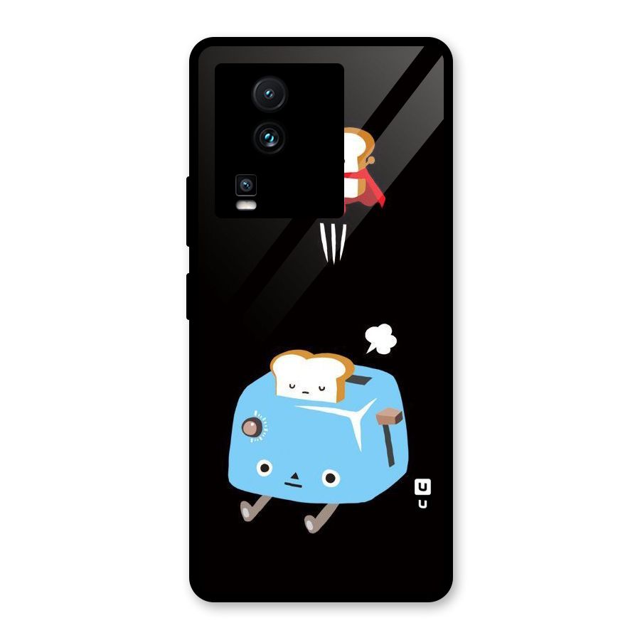 Bread Toast Glass Back Case for Vivo iQOO Neo 7