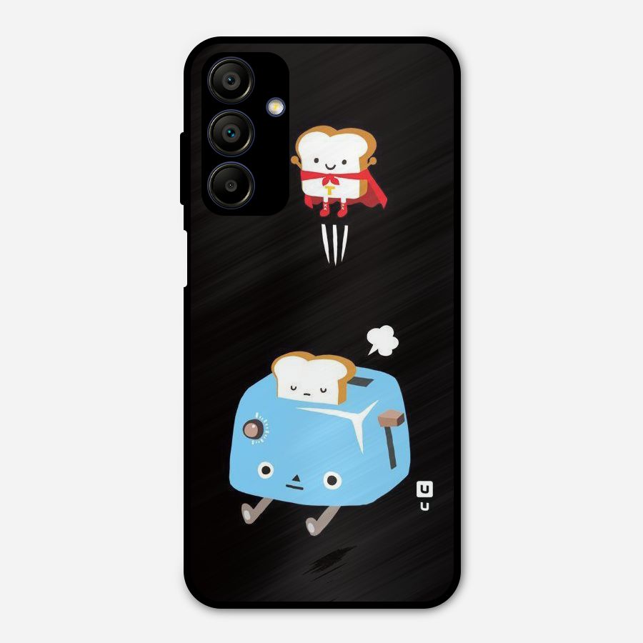 Bread Toast Metal Back Case for Galaxy A15 5G