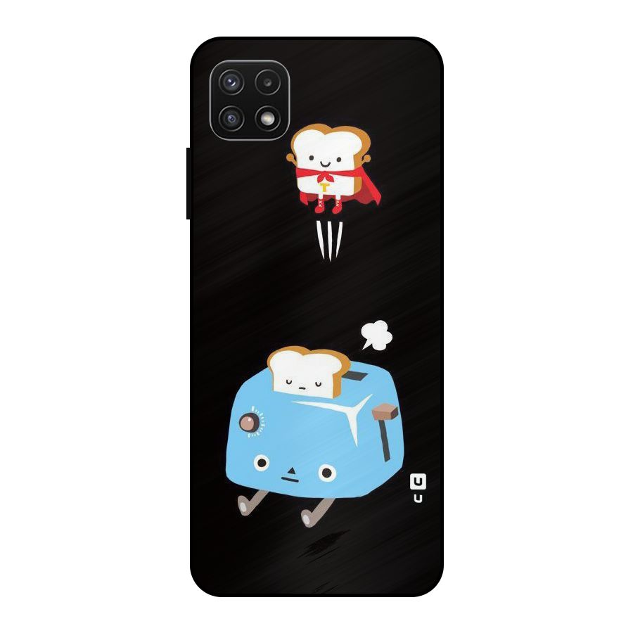 Bread Toast Metal Back Case for Galaxy A22 5G