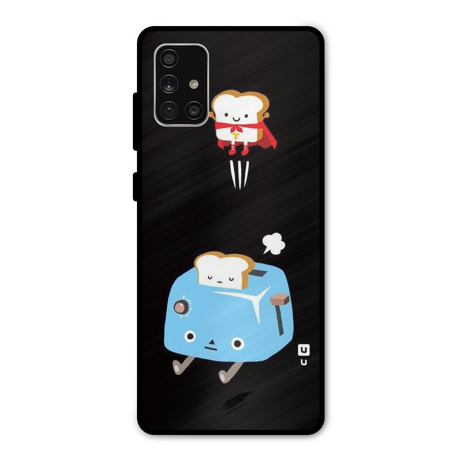 Bread Toast Metal Back Case for Galaxy A71