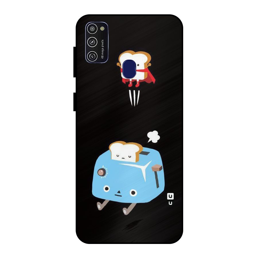 Bread Toast Metal Back Case for Galaxy M21