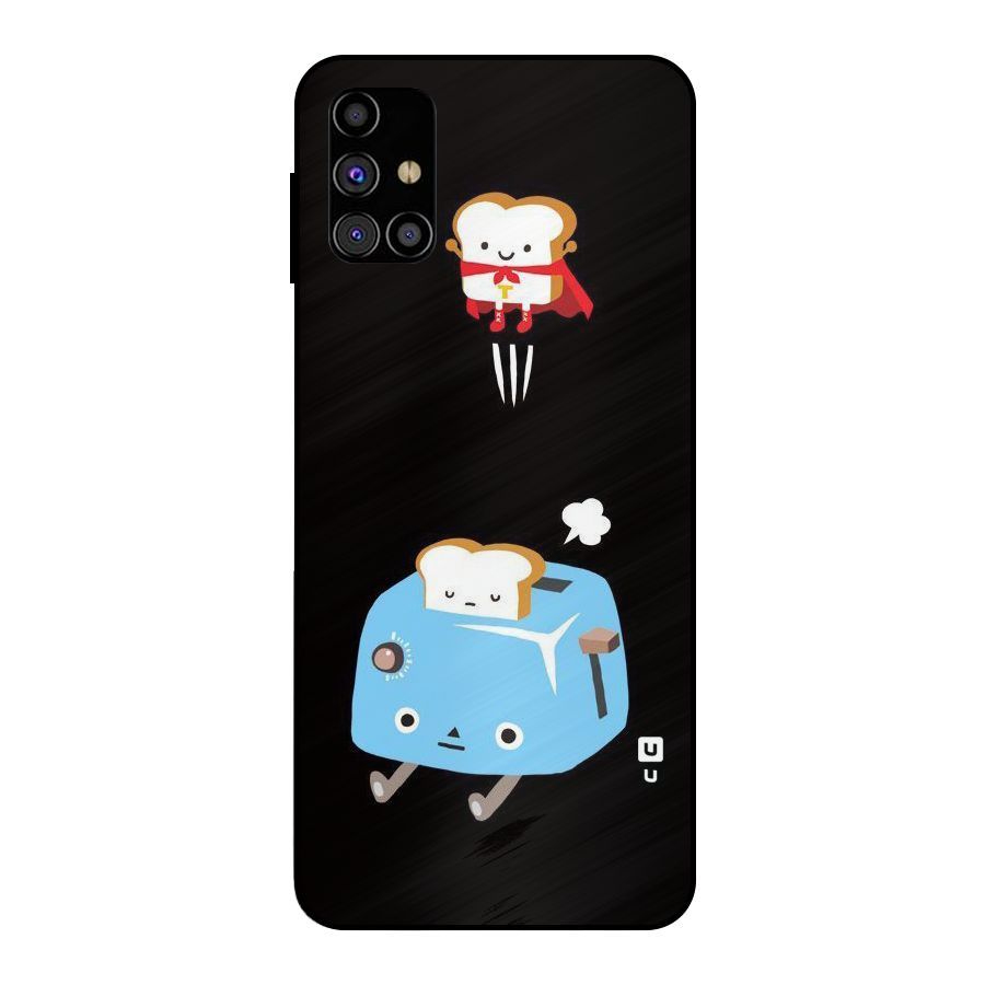 Bread Toast Metal Back Case for Galaxy M31s