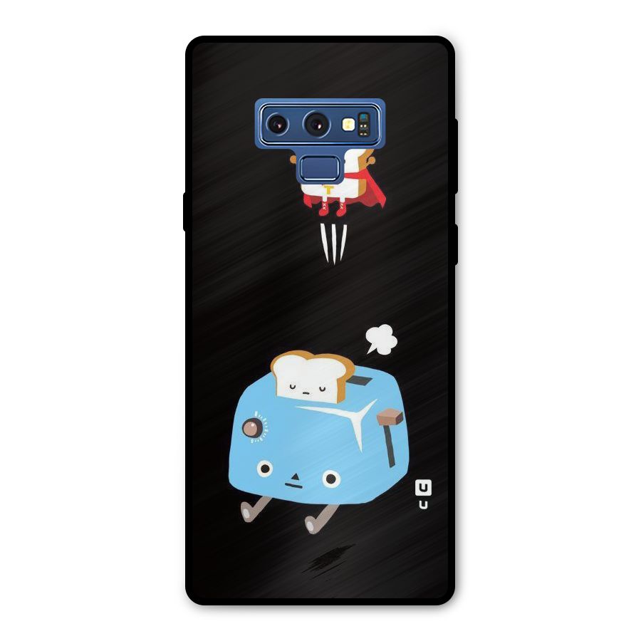 Bread Toast Metal Back Case for Galaxy Note 9