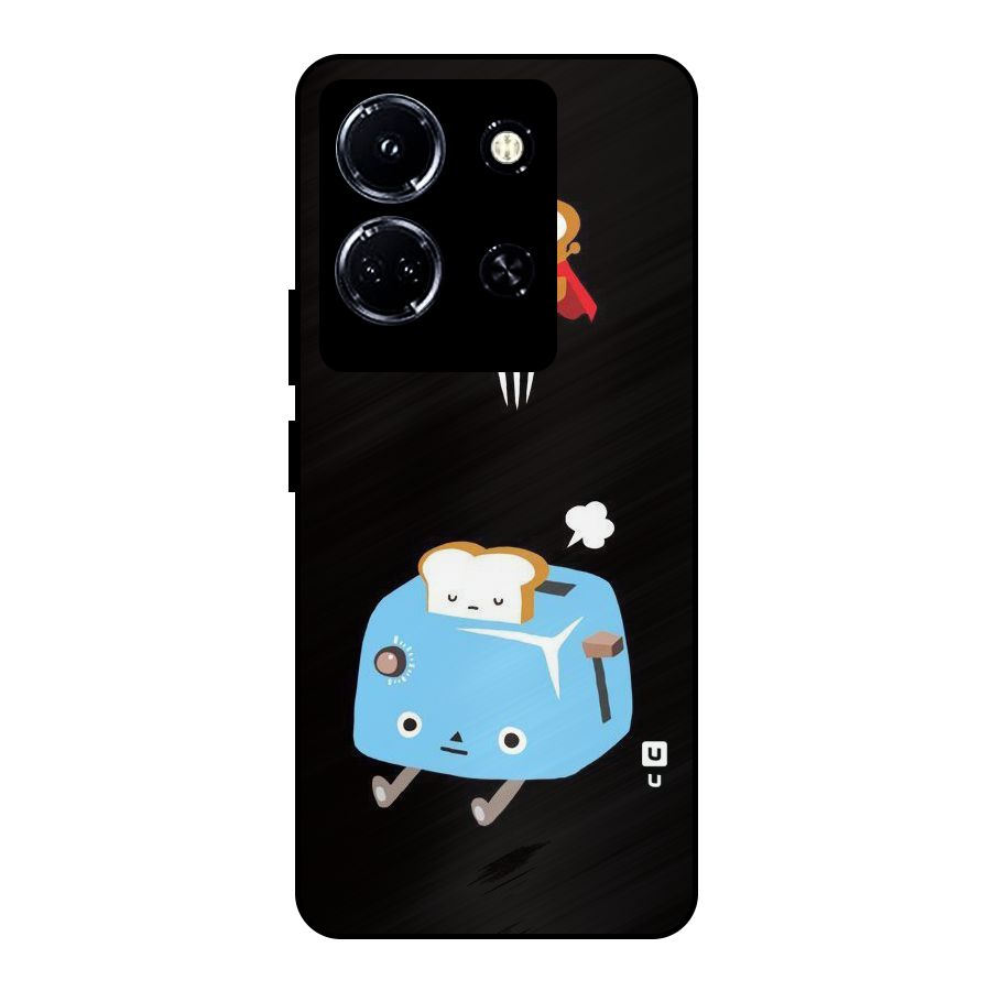 Bread Toast Metal Back Case for Infinix Note 30 5G