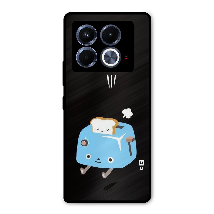 Bread Toast Metal Back Case for Infinix Note 40 5G