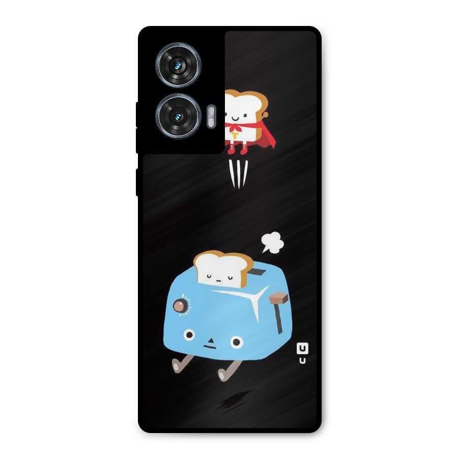 Bread Toast Metal Back Case for Motorola Edge 50 Fusion
