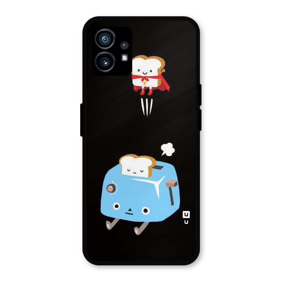 Bread Toast Metal Back Case for Nothing Phone 1