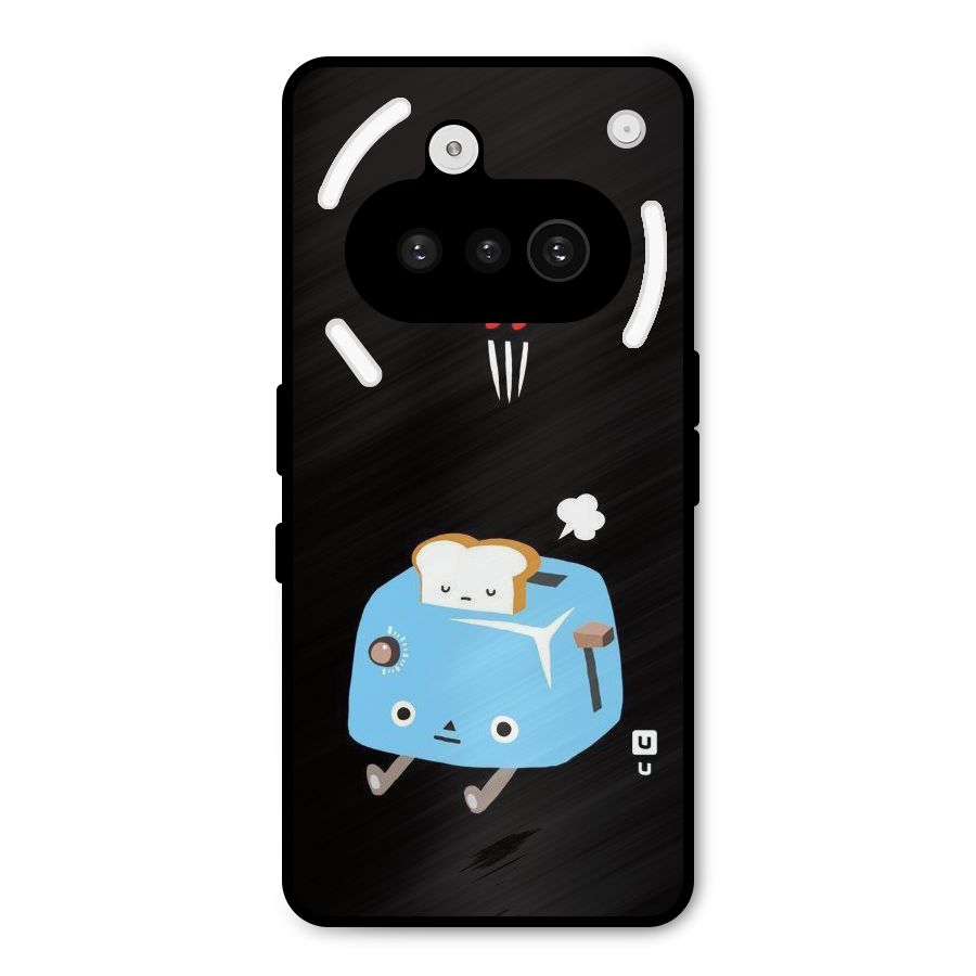 Bread Toast Metal Back Case for Nothing Phone 3a
