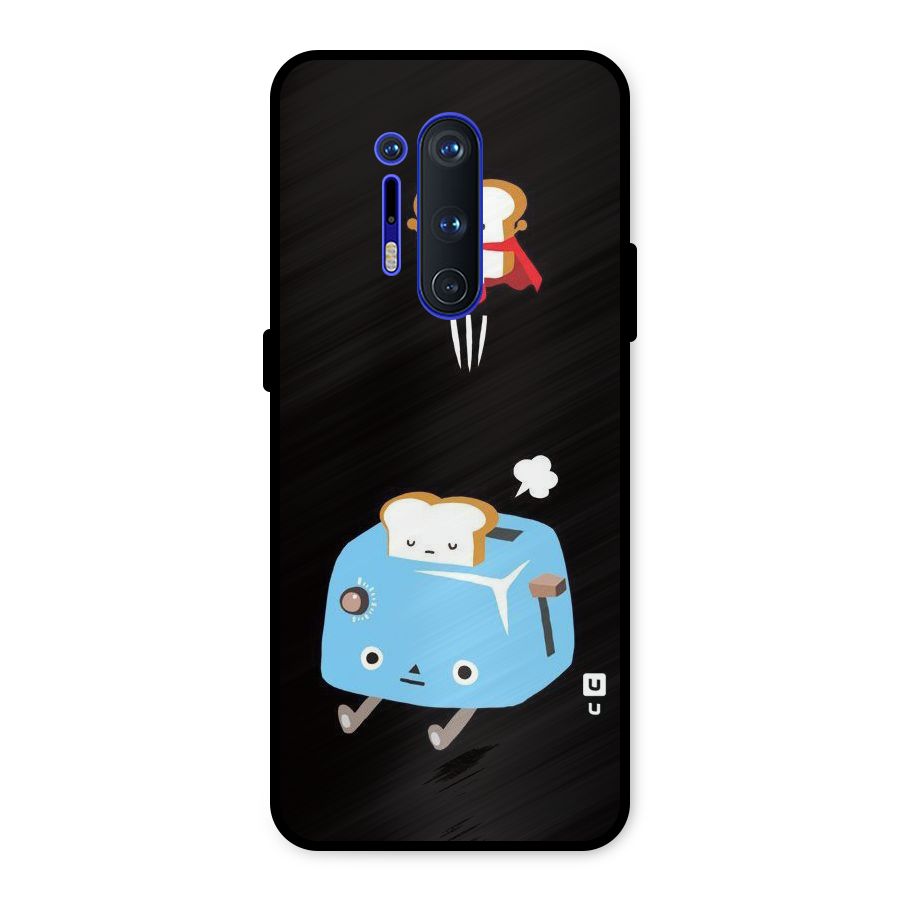 Bread Toast Metal Back Case for OnePlus 8 Pro