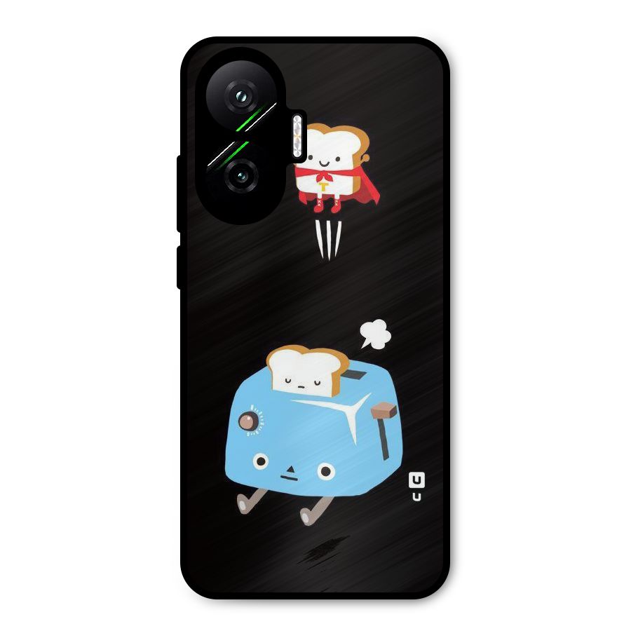 Bread Toast Metal Back Case for Poco F7