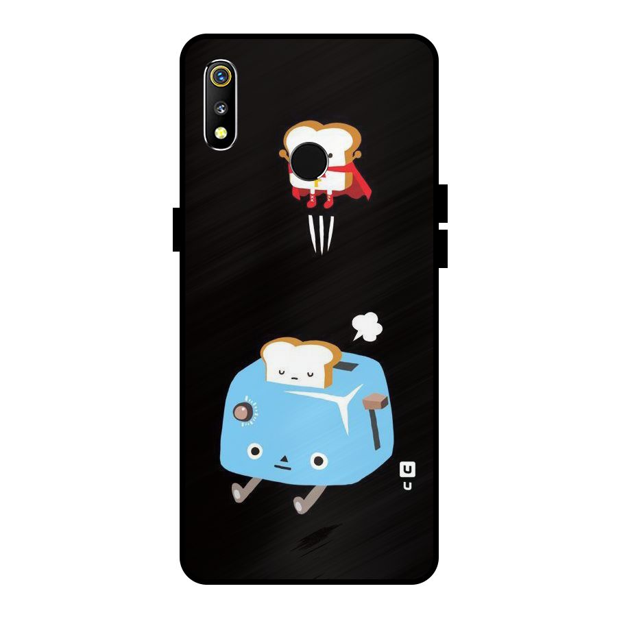 Bread Toast Metal Back Case for Realme 3i