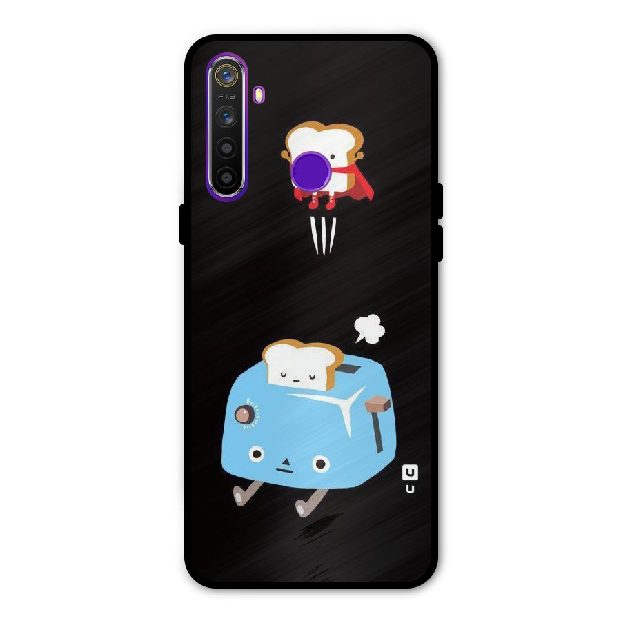 Bread Toast Metal Back Case for Realme 5