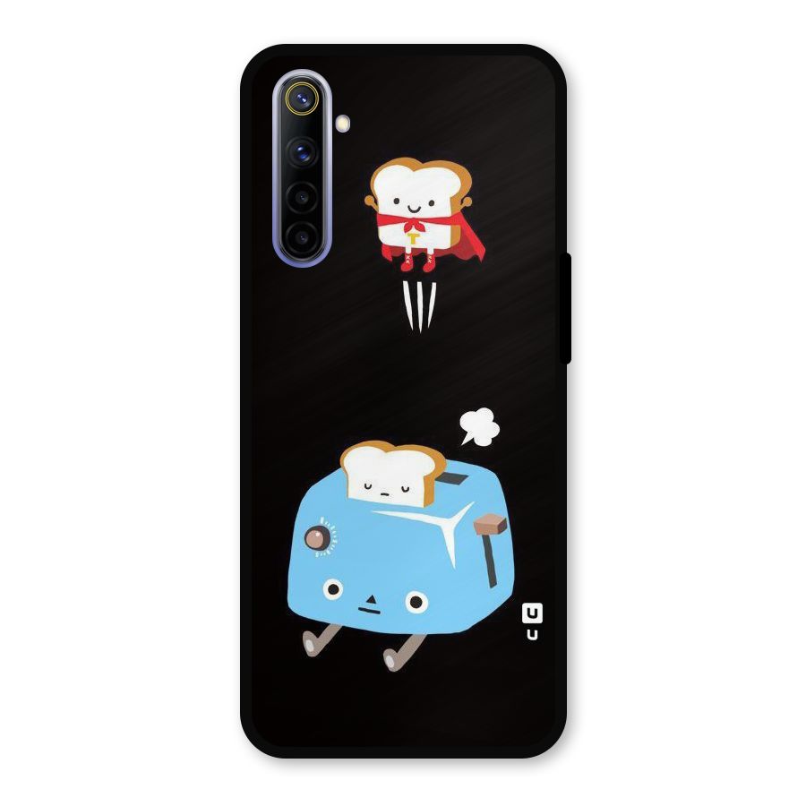 Bread Toast Metal Back Case for Realme 6