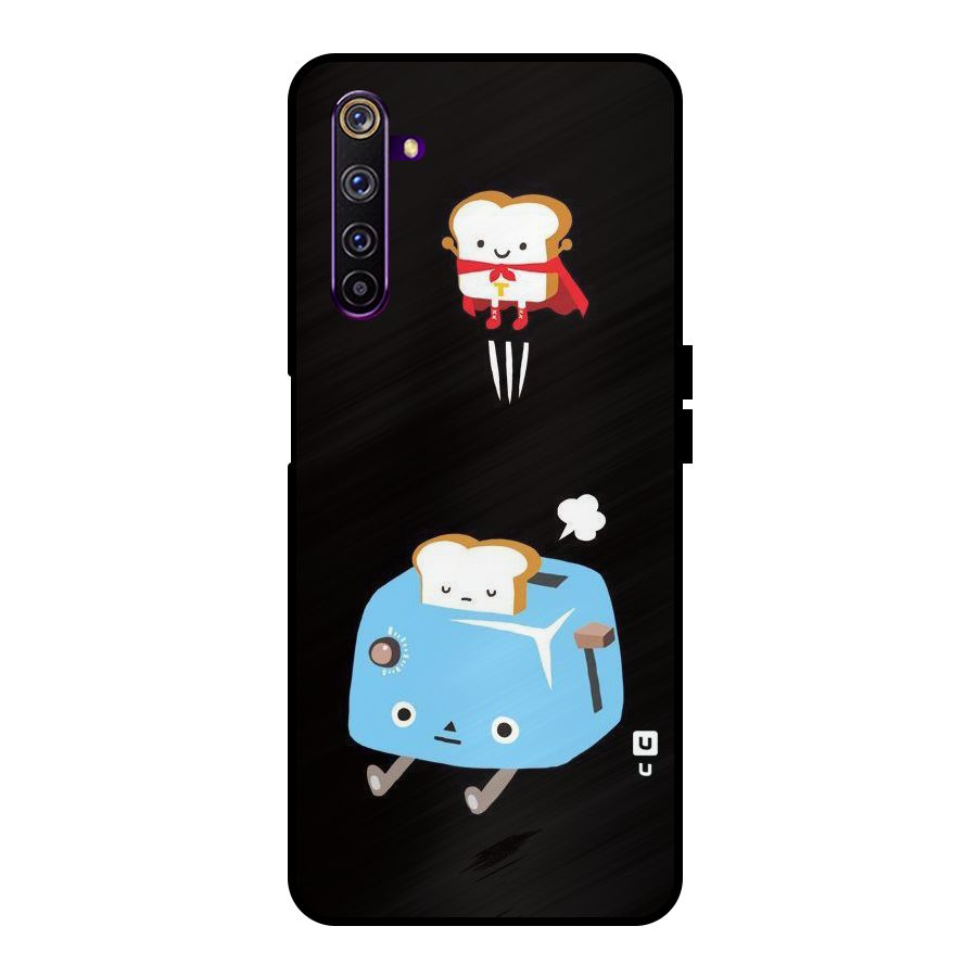 Bread Toast Metal Back Case for Realme 6 Pro