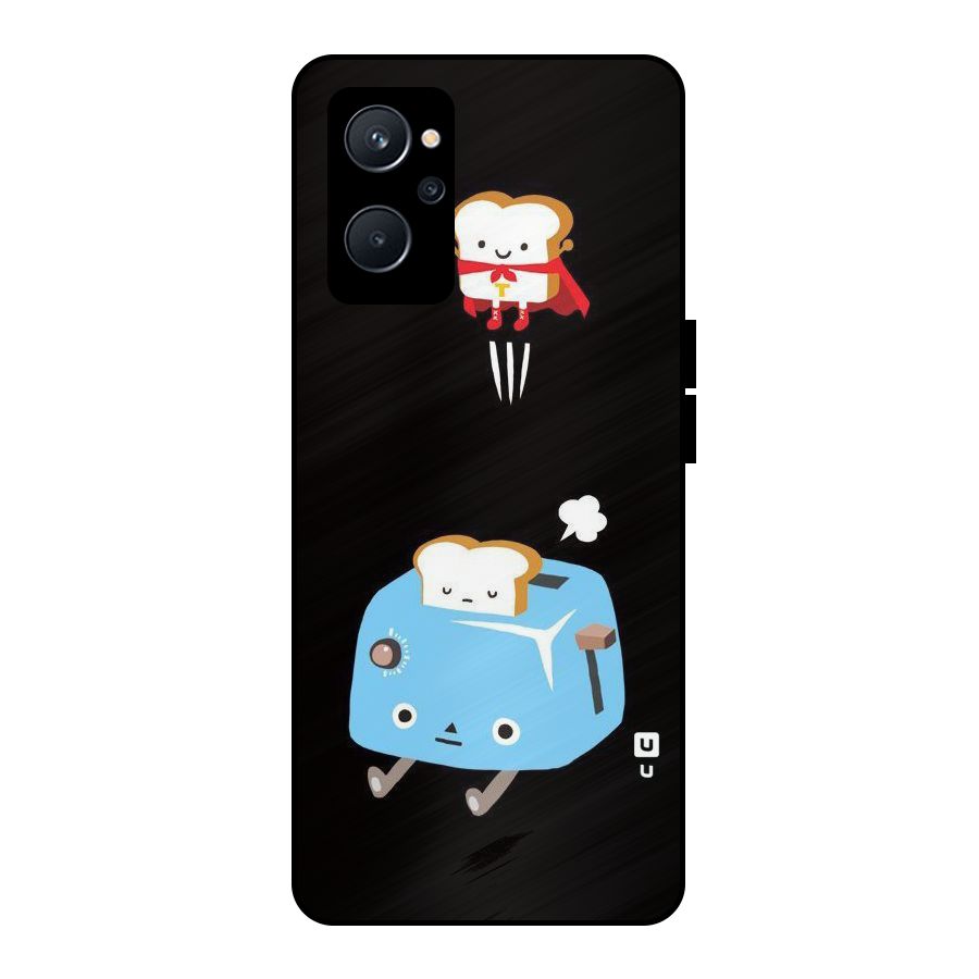 Bread Toast Metal Back Case for Realme 9i 5G