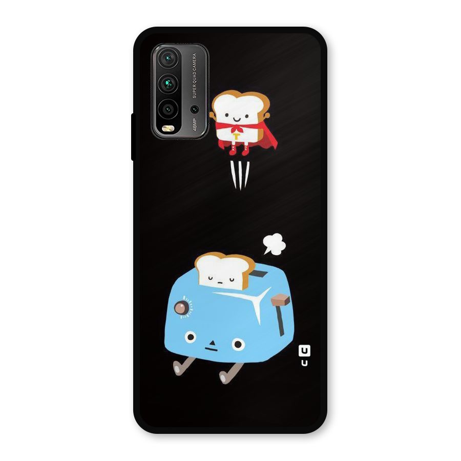 Bread Toast Metal Back Case for Redmi 9 Power