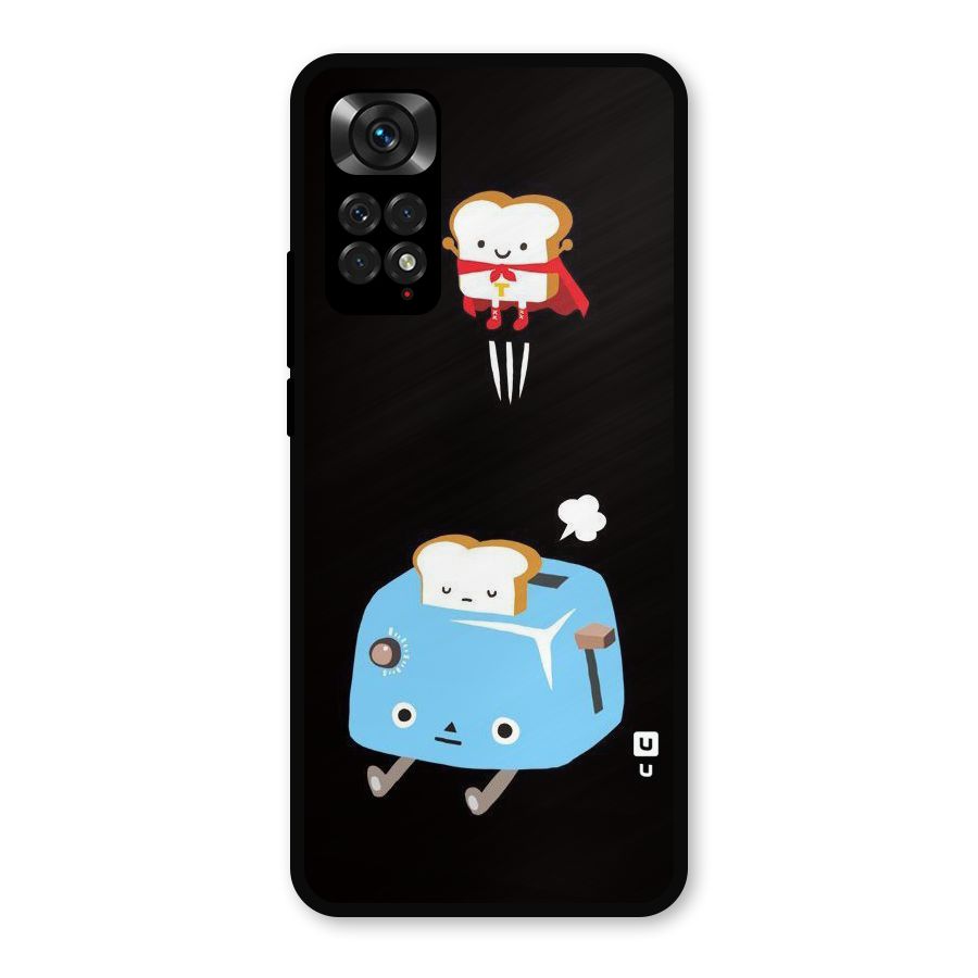 Bread Toast Metal Back Case for Redmi Note 11