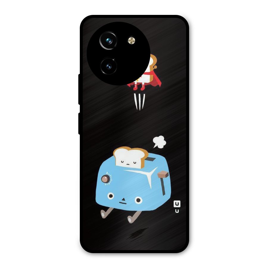 Bread Toast Metal Back Case for Vivo T3x