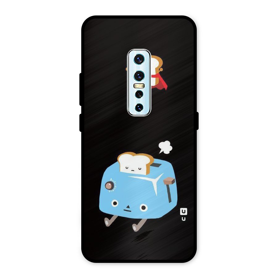 Bread Toast Metal Back Case for Vivo V17 Pro