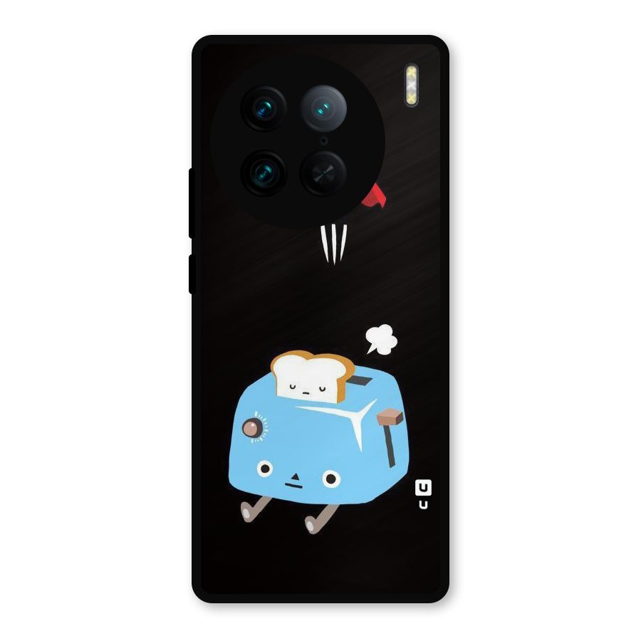 Bread Toast Metal Back Case for Vivo X90 Pro