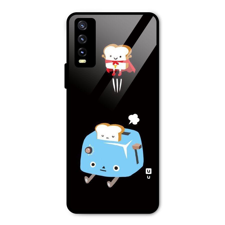 Bread Toast Metal Back Case for Vivo Y20g