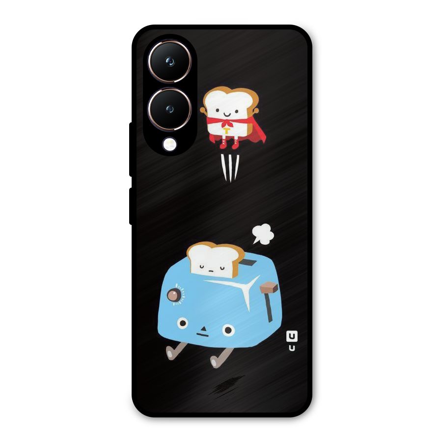 Bread Toast Metal Back Case for Vivo Y28