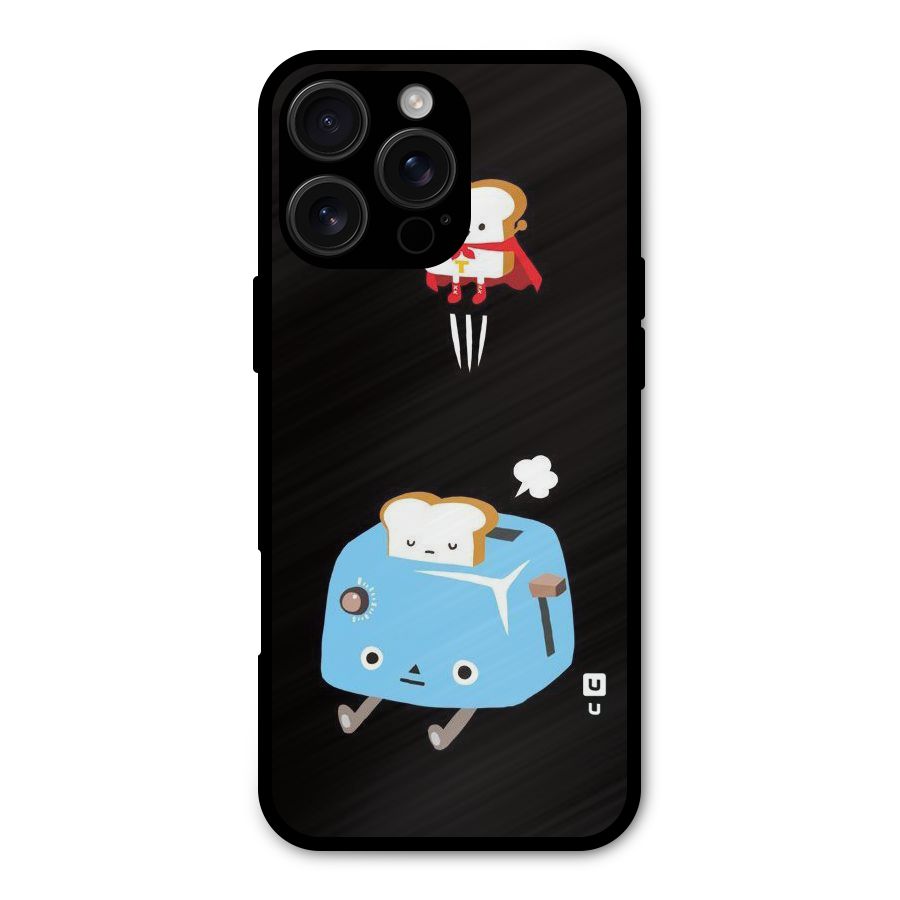 Bread Toast Metal Back Case for iPhone 16 Pro Max