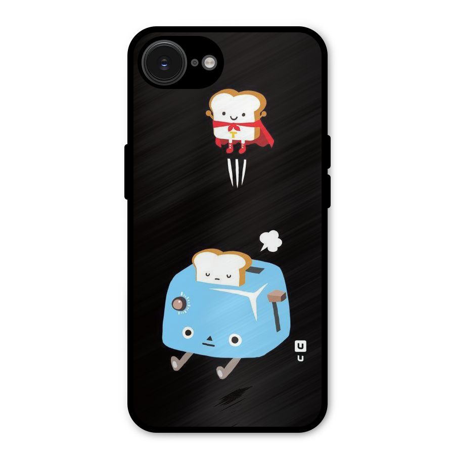Bread Toast Metal Back Case for iPhone 16e