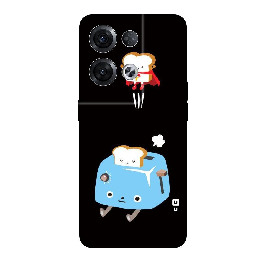 Bread Toast Original Polycarbonate Back Case for Oppo Reno8 Pro 5G