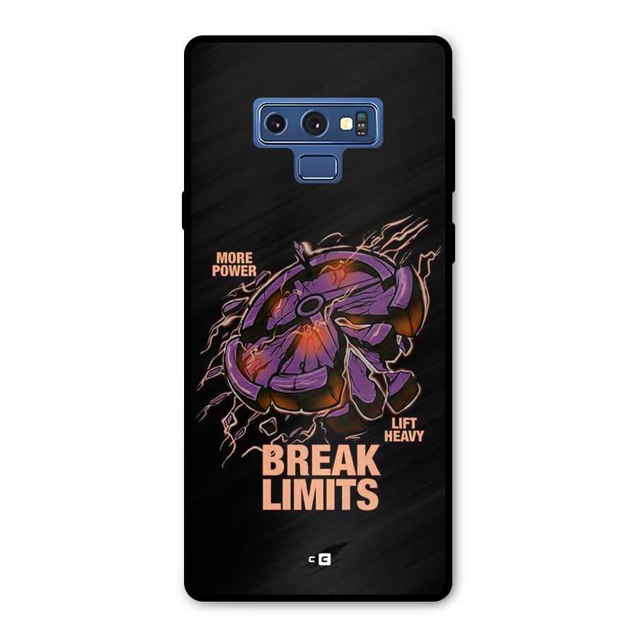Break Limits Metal Back Case for Galaxy Note 9