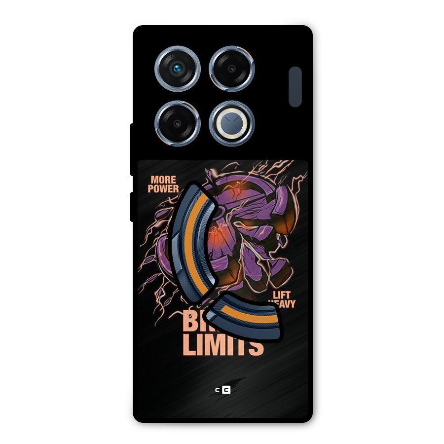 Break Limits Metal Back Case for Infinix GT 20 Pro